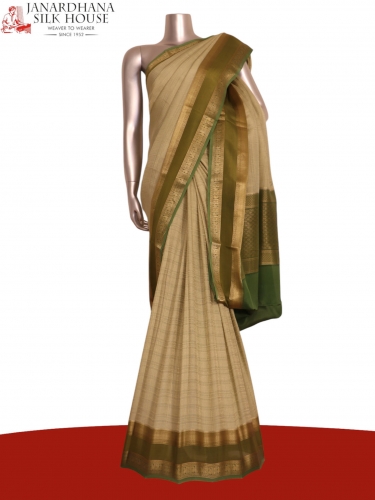 Pure Mysore Crepe Silk Saree